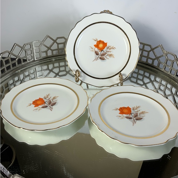 Sebring Other - Bread and Butter Plate Triumph American Limoges 22K Vermillion 6 1/2”